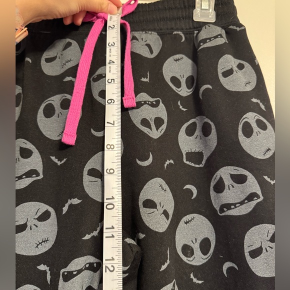 Disney Nightmare Before Christmas Women's Graphic Print Fleece Jogger Pants - Picture 9 of 11